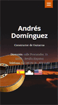 Mobile Screenshot of dominguezguitars.com